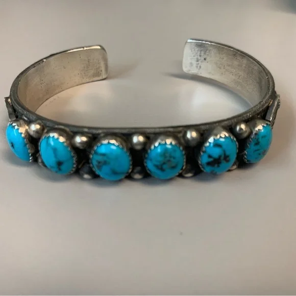 Native American bracelet made by well known artists EL Billah - Picture 1 of 7